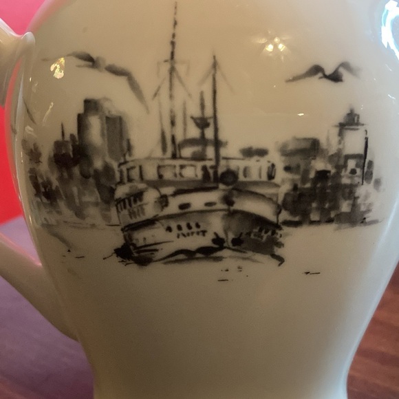 Pierre Cardin porcelain nautical creamer and sugar set - Picture 3 of 7